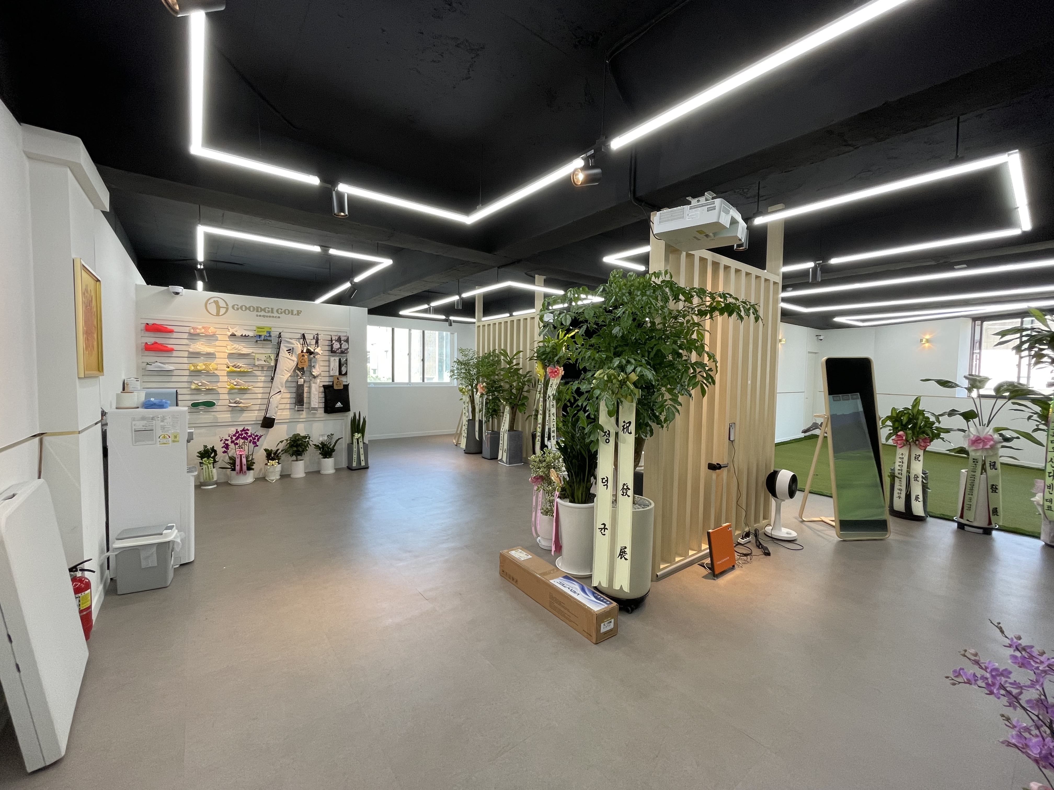 구찌골프스튜디오 내부