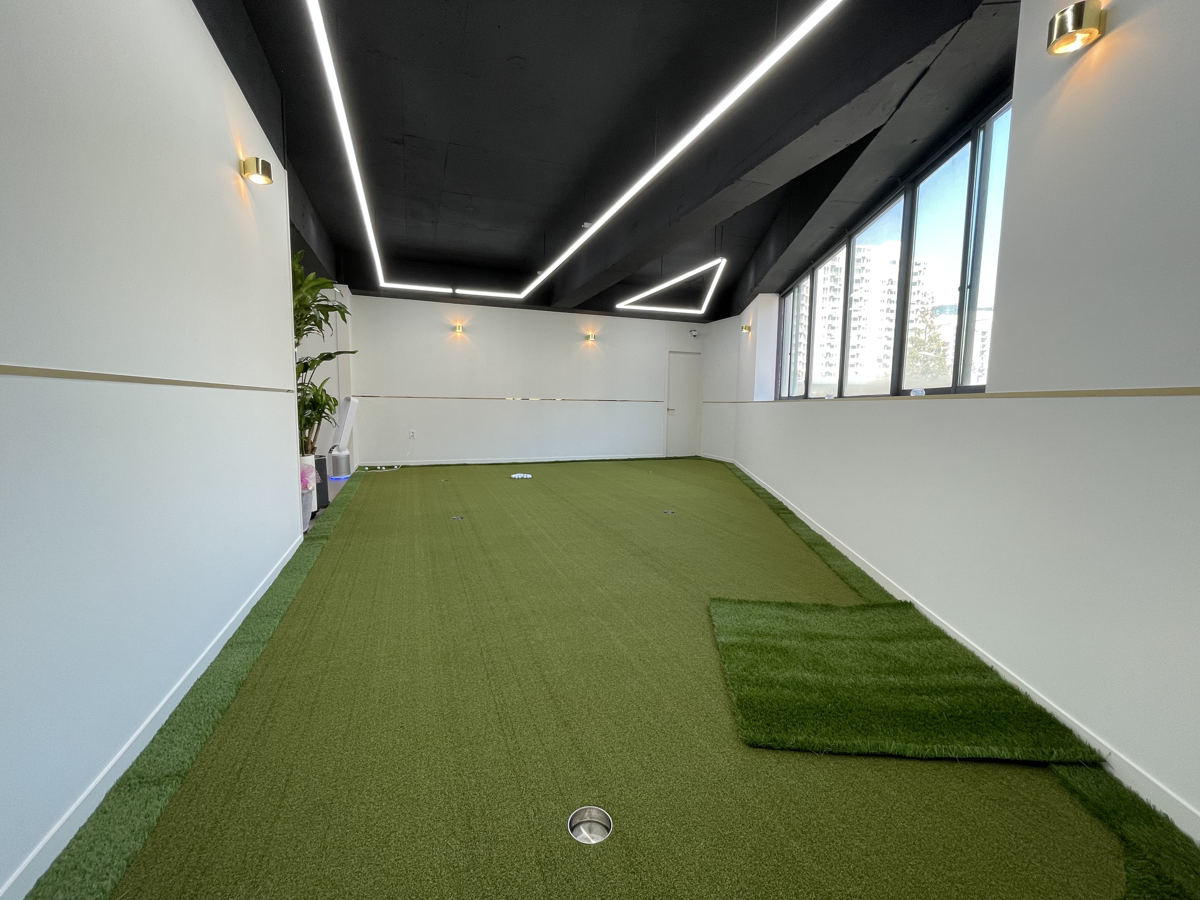 퍼팅 그린 전경